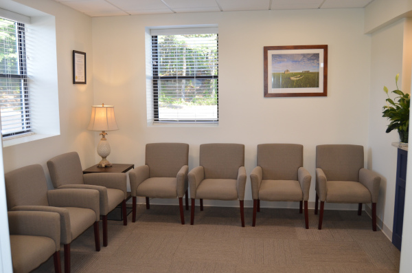 Waiting area in D.A. Dental